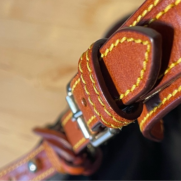 Dooney & Bourke Dillen Black Nylon Hobo - Picture 12 of 16